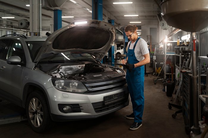 Réparation carrosserie après débosselage